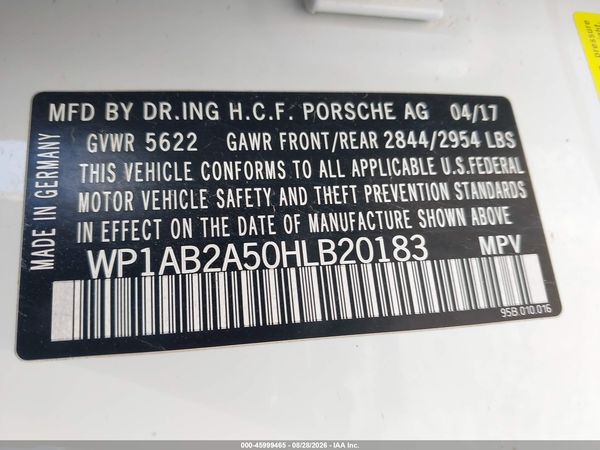 2017 PORSCHE MACAN S