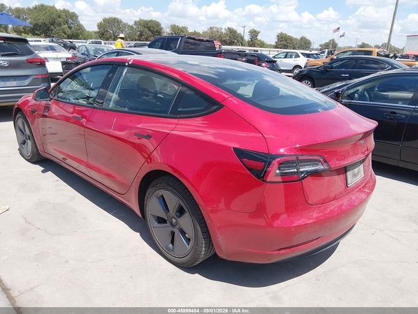 2022 TESLA MODEL 3 REAR-WHEEL DRIVE — I3