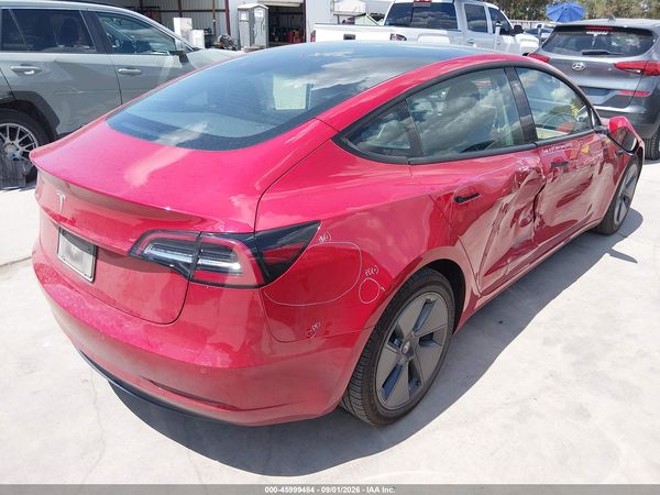 2022 TESLA MODEL 3 REAR-WHEEL DRIVE — I4