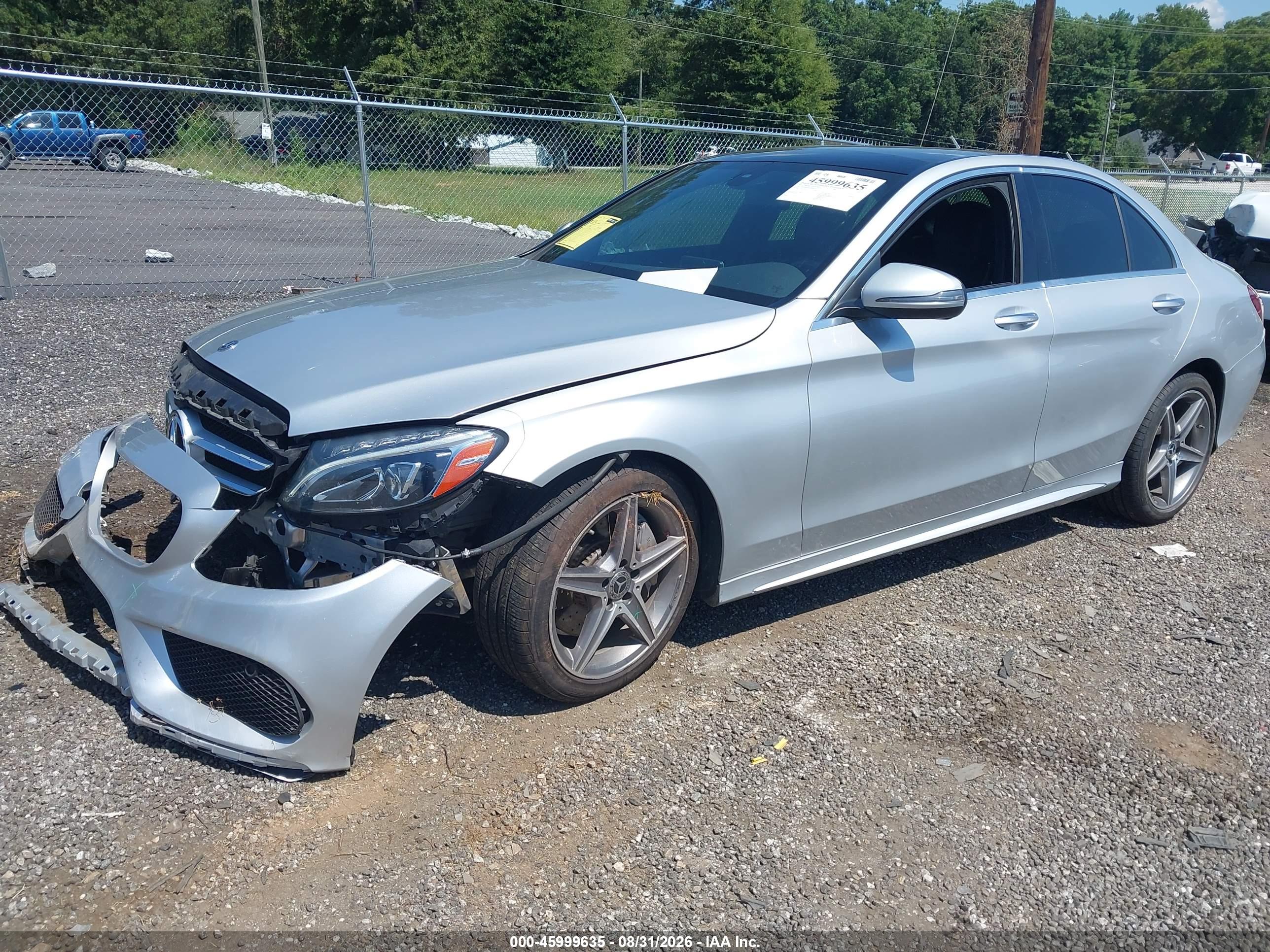 2018 MERCEDES-BENZ C 300 4MATIC — I2