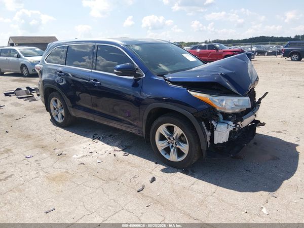 2016 TOYOTA HIGHLANDER LIMITED V6 — I1
