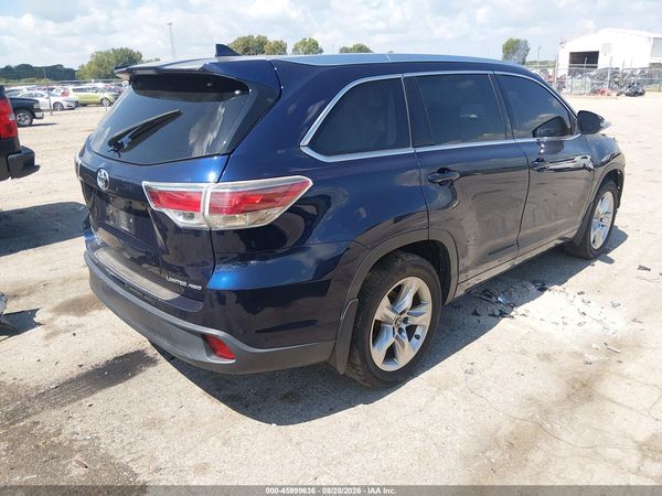 2016 TOYOTA HIGHLANDER LIMITED V6 — I4