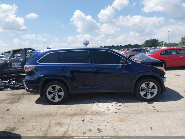 2016 TOYOTA HIGHLANDER LIMITED V6 — I116