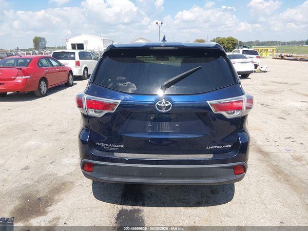 2016 TOYOTA HIGHLANDER LIMITED V6 — I119