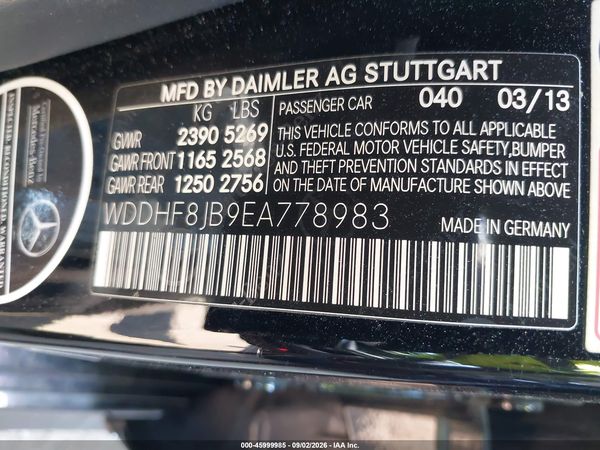 2014 MERCEDES-BENZ E 350 4MATIC