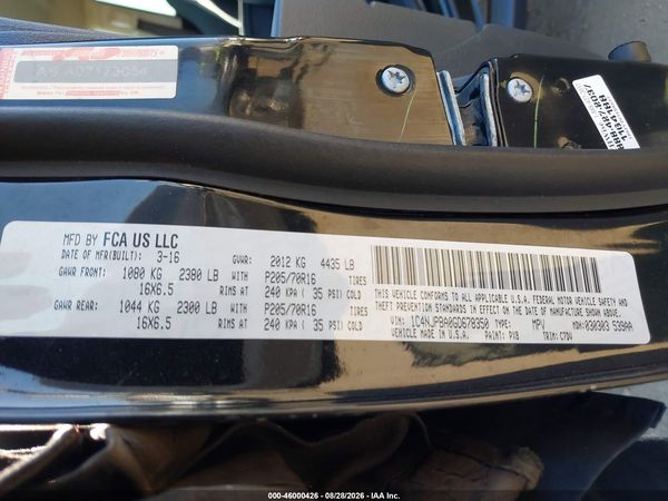 2016 JEEP PATRIOT SPORT/SPORT SE