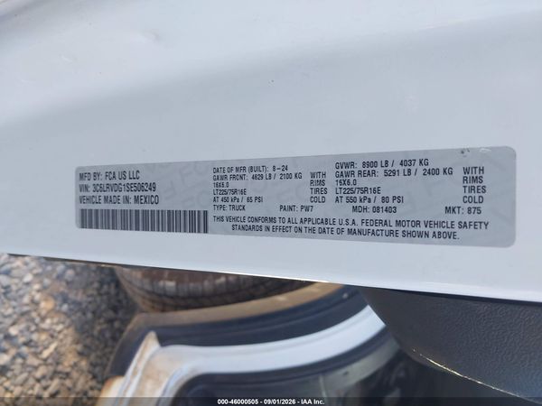2025 RAM PROMASTER 2500