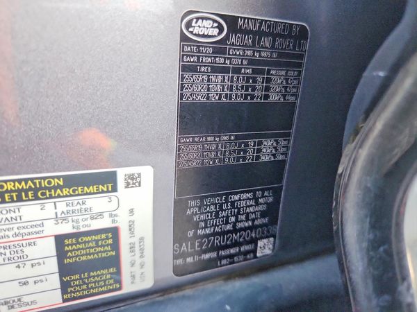 2021 LAND ROVER DEFENDER 110 X-Dynamic SE