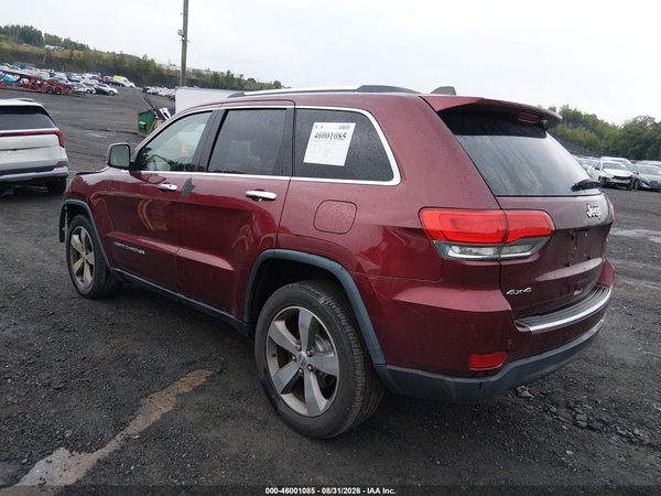 2016 JEEP GRAND CHEROKEE LIMITED — I3