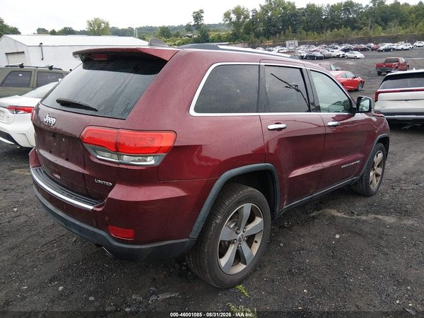 2016 JEEP GRAND CHEROKEE LIMITED — I4