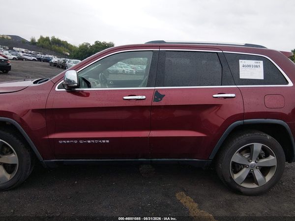 2016 JEEP GRAND CHEROKEE LIMITED — I117