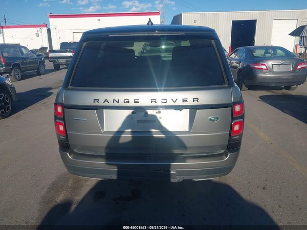 2018 LAND ROVER RANGE ROVER 5.0L V8 SUPERCHARGED