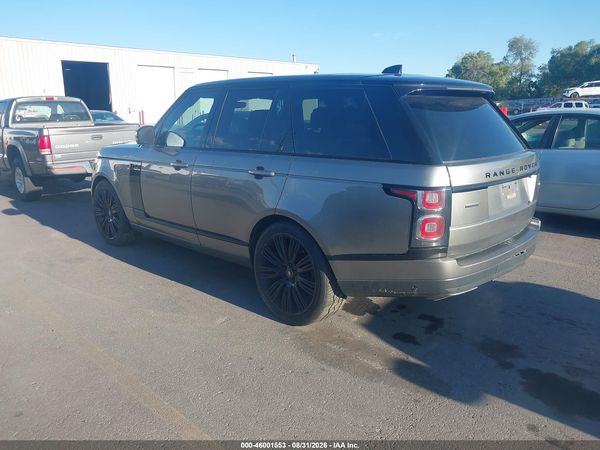 2018 LAND ROVER RANGE ROVER 5.0L V8 SUPERCHARGED