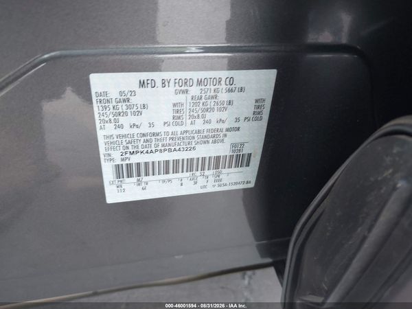 2023 FORD EDGE ST — I9