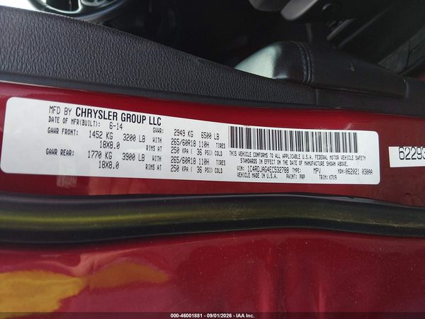 2014 DODGE DURANGO SXT