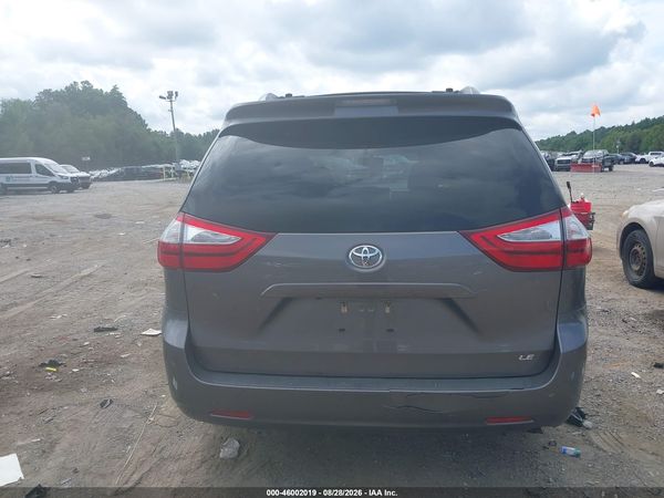 2017 TOYOTA SIENNA LE 8 PASSENGER — I119