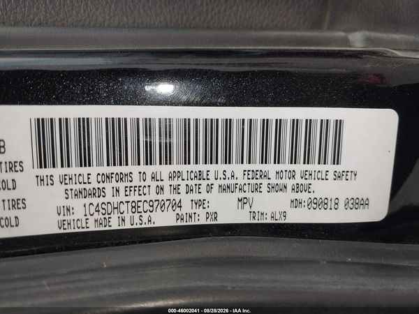 2014 DODGE DURANGO R/T — I9