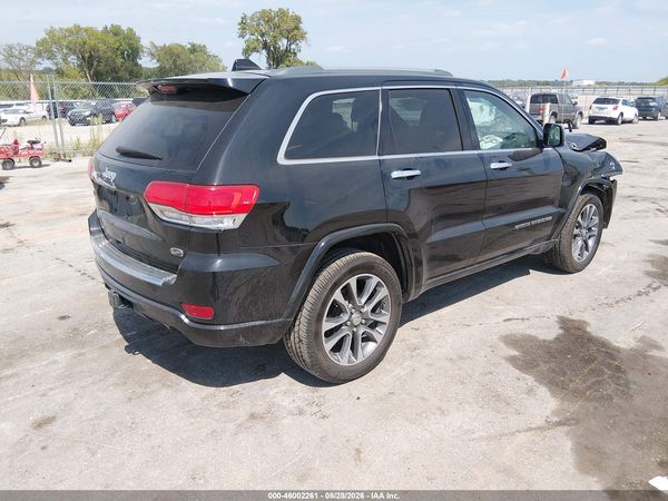 2018 JEEP GRAND CHEROKEE OVERLAND 4X4 — I4
