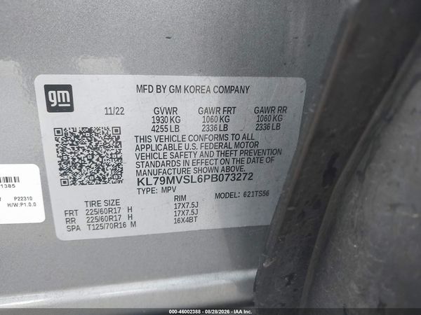 2023 CHEVROLET TRAILBLAZER FWD ACTIV — I9