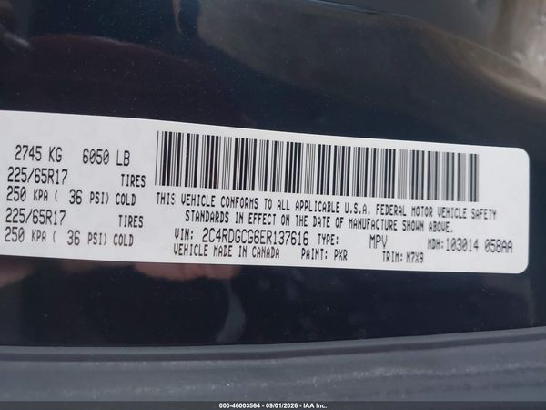 2014 DODGE GRAND CARAVAN SXT