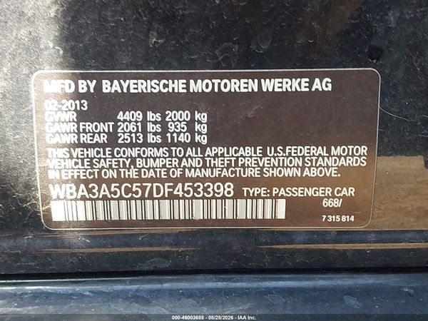 2013 BMW 328I