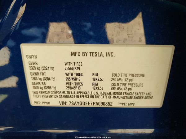 2023 TESLA MODEL Y