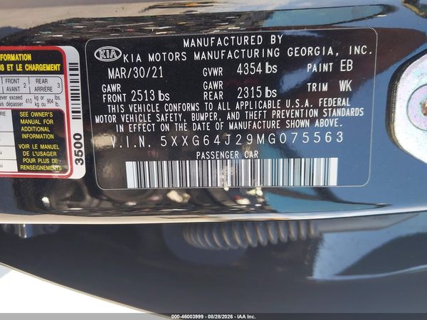 2021 KIA K5 GT-LINE