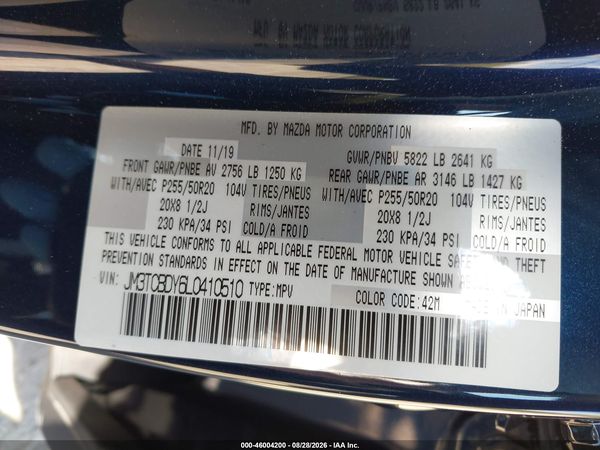 2020 MAZDA CX-9 GRAND TOURING