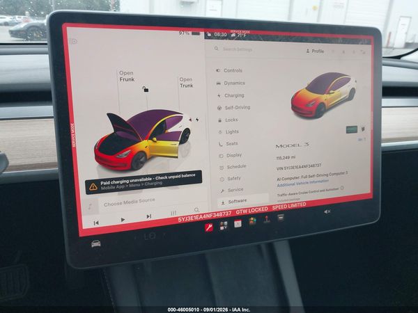 2022 TESLA MODEL 3 REAR-WHEEL DRIVE — I7