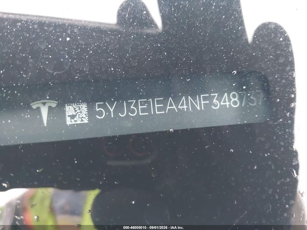 2022 TESLA MODEL 3 REAR-WHEEL DRIVE — I152