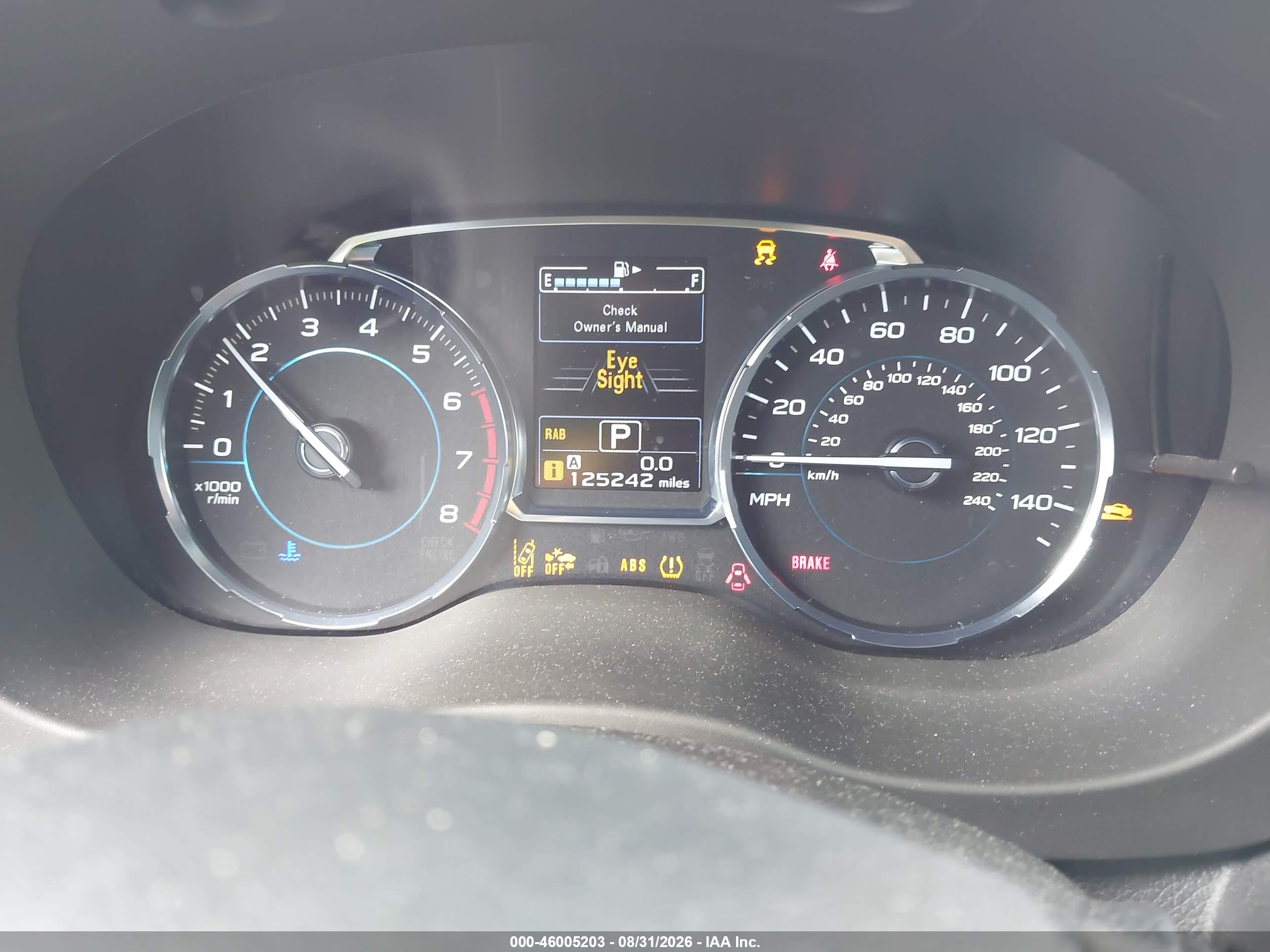 2018 SUBARU FORESTER 2.5I TOURING — I7