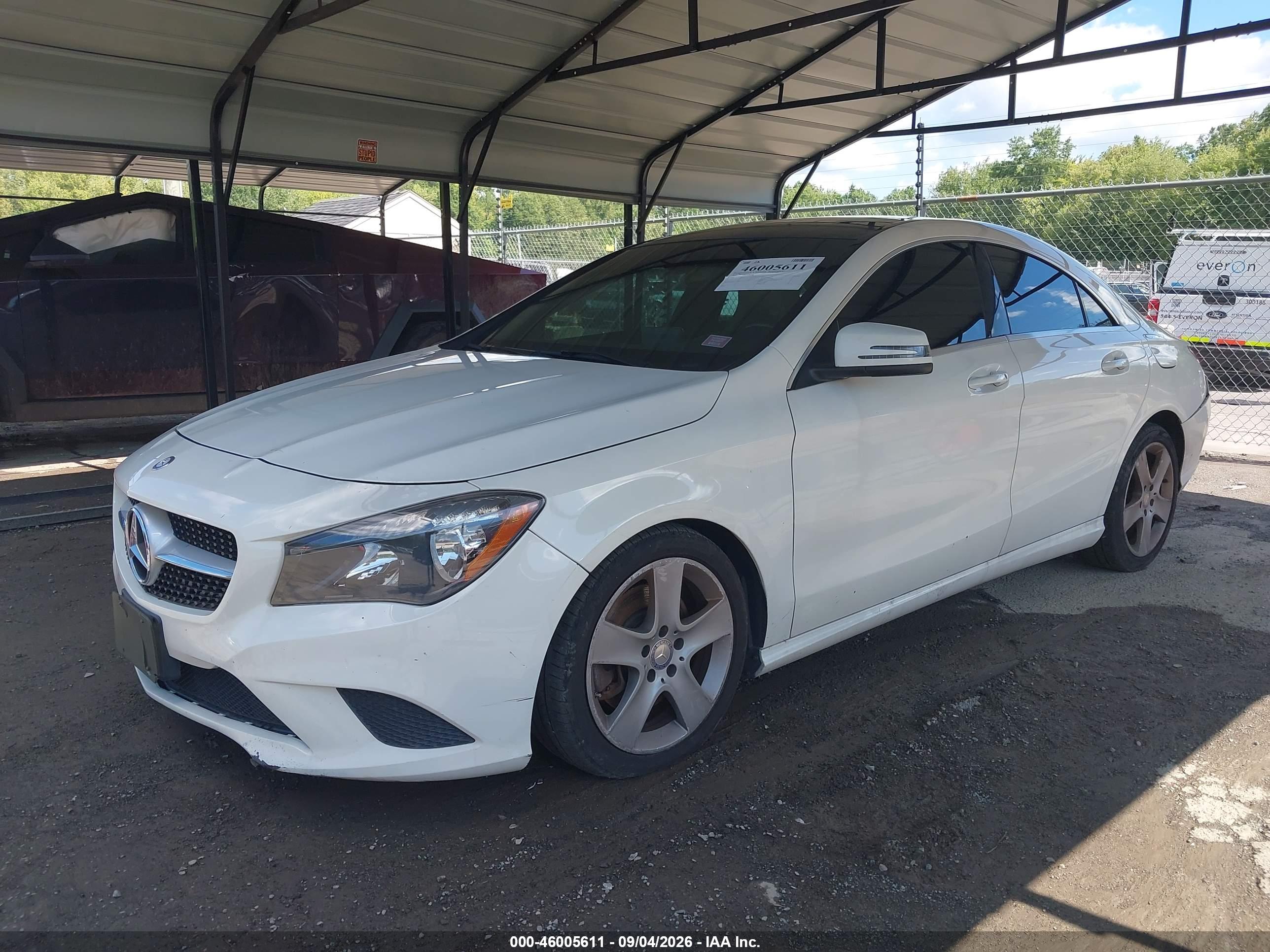 2016 MERCEDES-BENZ CLA 250 4MATIC — I2