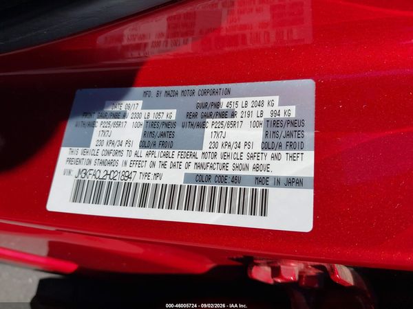 2017 MAZDA CX-5 TOURING — I9