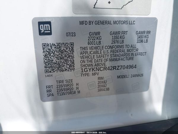 2024 CADILLAC XT5 FWD PREMIUM LUXURY — I9