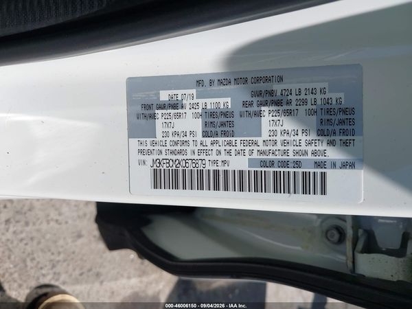 2019 MAZDA CX-5 TOURING — I9