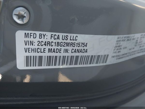 2021 CHRYSLER PACIFICA TOURING L
