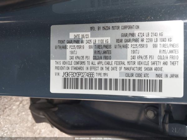 2023 MAZDA CX-5 2.5 S CARBON EDITION — I9