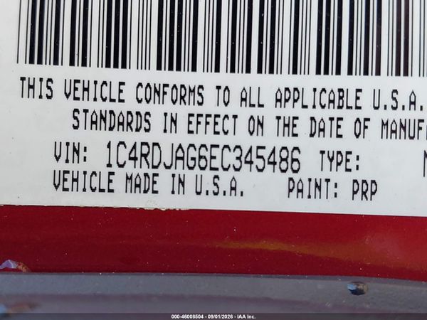2014 DODGE DURANGO SXT — I9