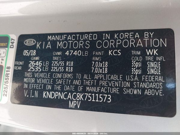 2019 KIA SPORTAGE EX — I9