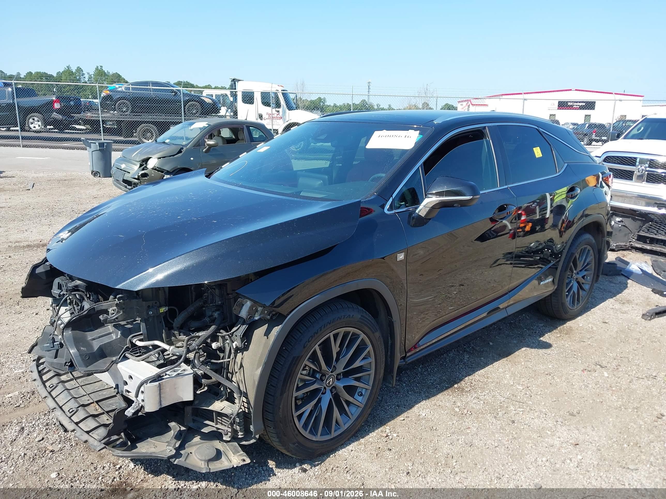 2022 LEXUS RX 450H F SPORT HANDLING — I2