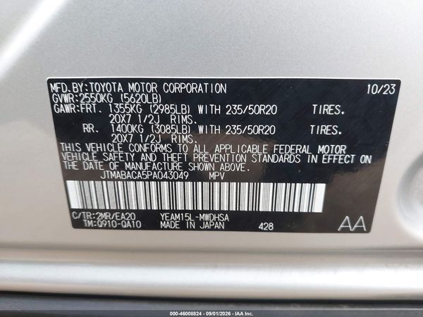 2023 TOYOTA BZ4X LIMITED