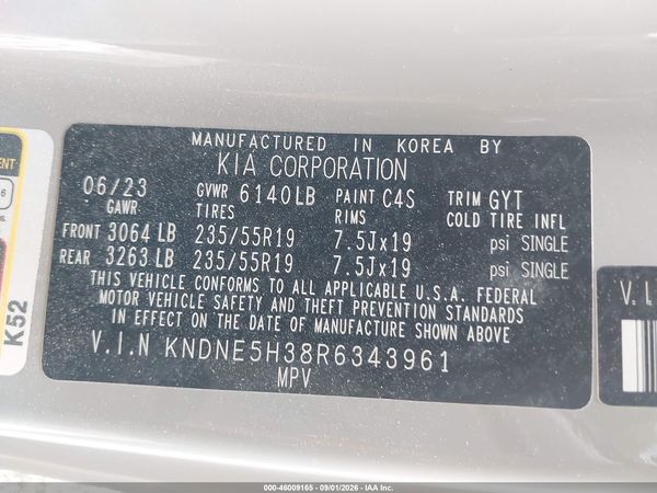 2024 KIA CARNIVAL MPV SX PRESTIGE — I9