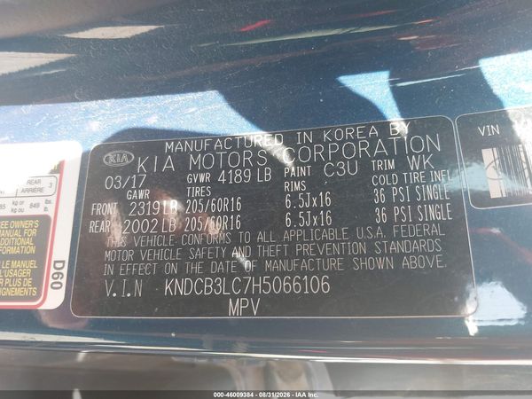 2017 KIA NIRO LX — I9