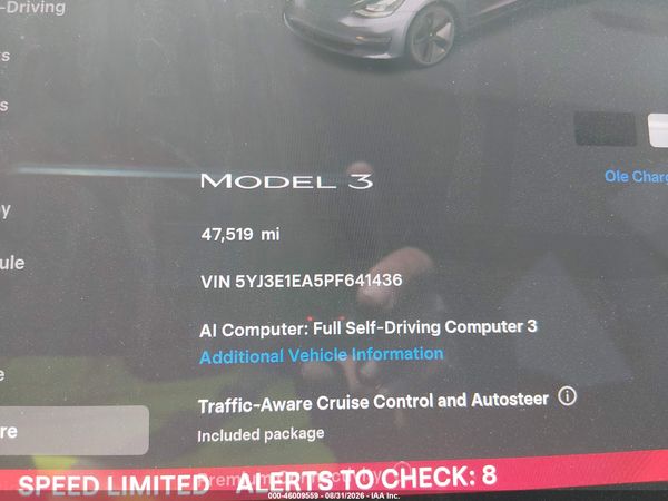 2023 TESLA MODEL 3 REAR-WHEEL DRIVE