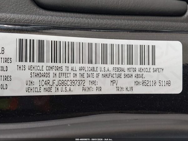 2016 JEEP GRAND CHEROKEE SUMMIT — I9