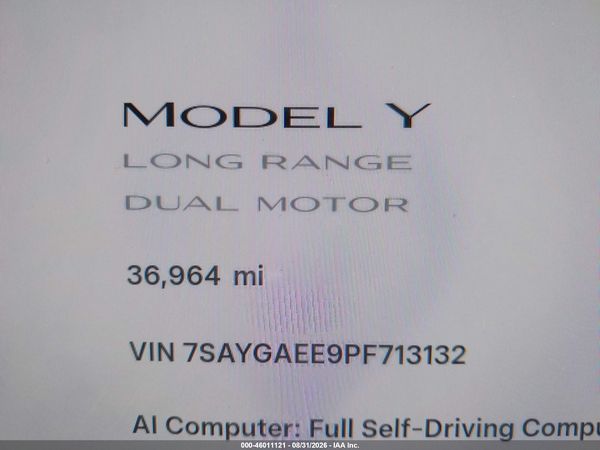 2023 TESLA MODEL Y