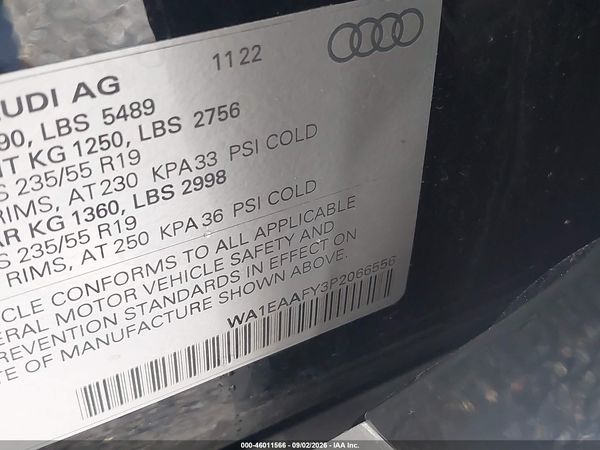 2023 AUDI Q5 — I9