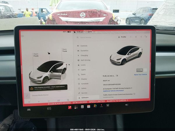 2023 TESLA MODEL 3 REAR-WHEEL DRIVE — I7