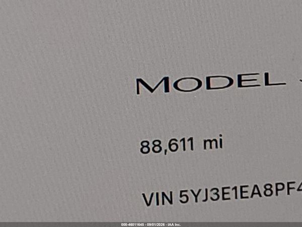 2023 TESLA MODEL 3 REAR-WHEEL DRIVE — I118