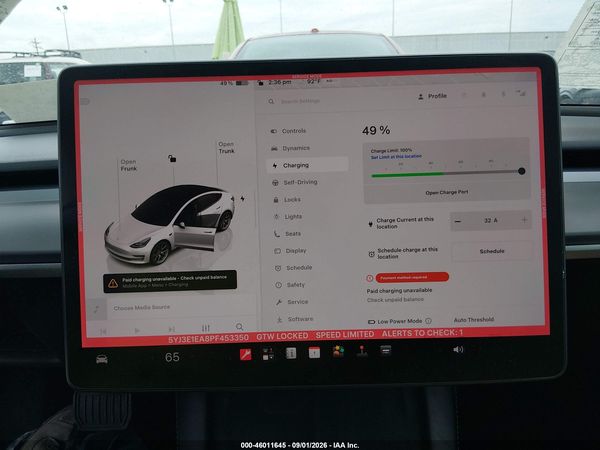 2023 TESLA MODEL 3 REAR-WHEEL DRIVE — I131